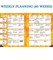 Carson Dellosa Galaxy Teacher Planner 2025-2026, Undated 8" x 11" Space Theme Lesson Plan Book With Retro Stickers, Class Schedule, Weekly Calendar, Classroom Must Haves, Homeschool or School Supplies